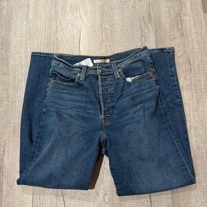 Levi’s Ribcage ankle straight jeans